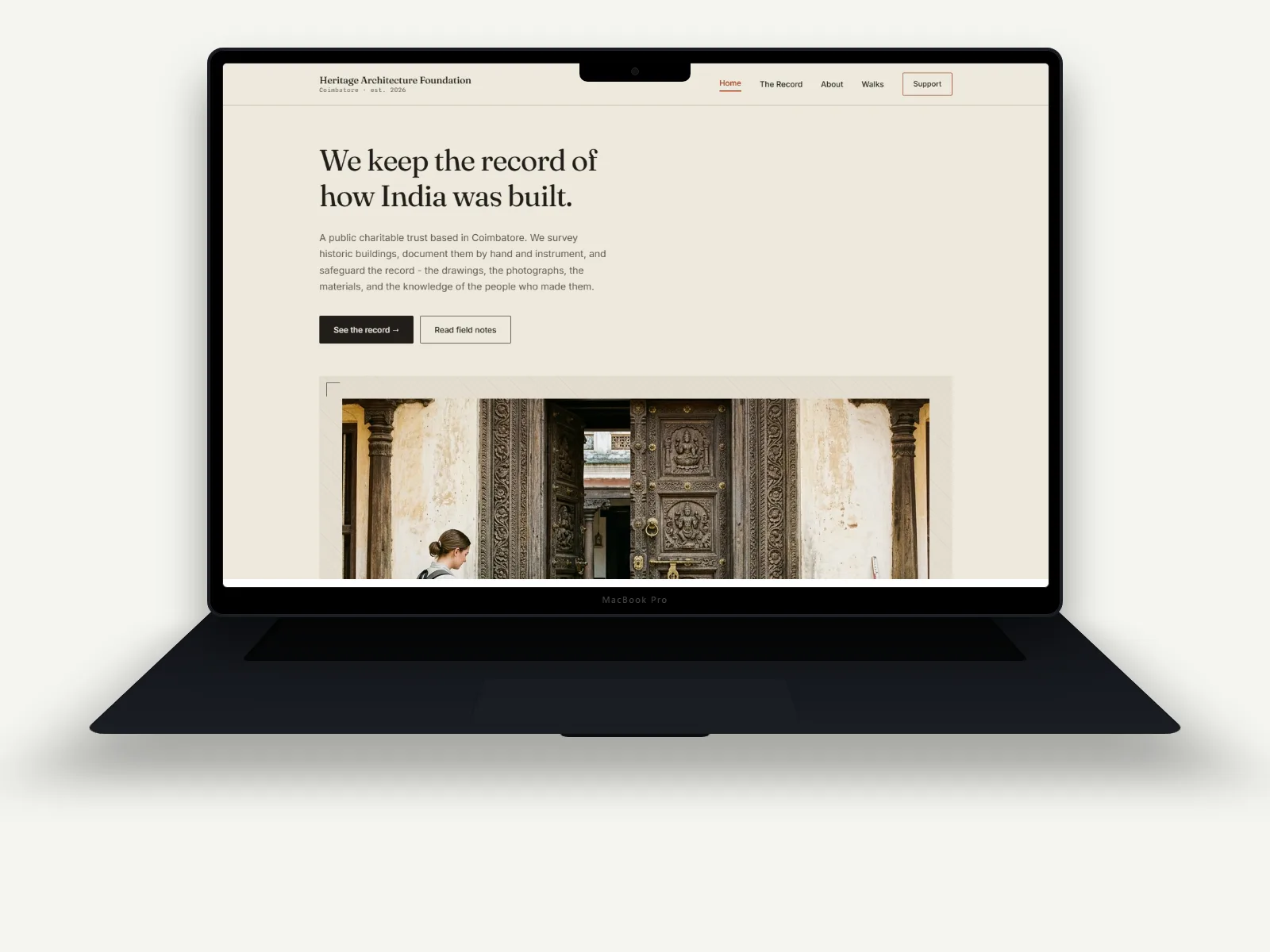 Heritage Architecture Foundation - Institutional Website
