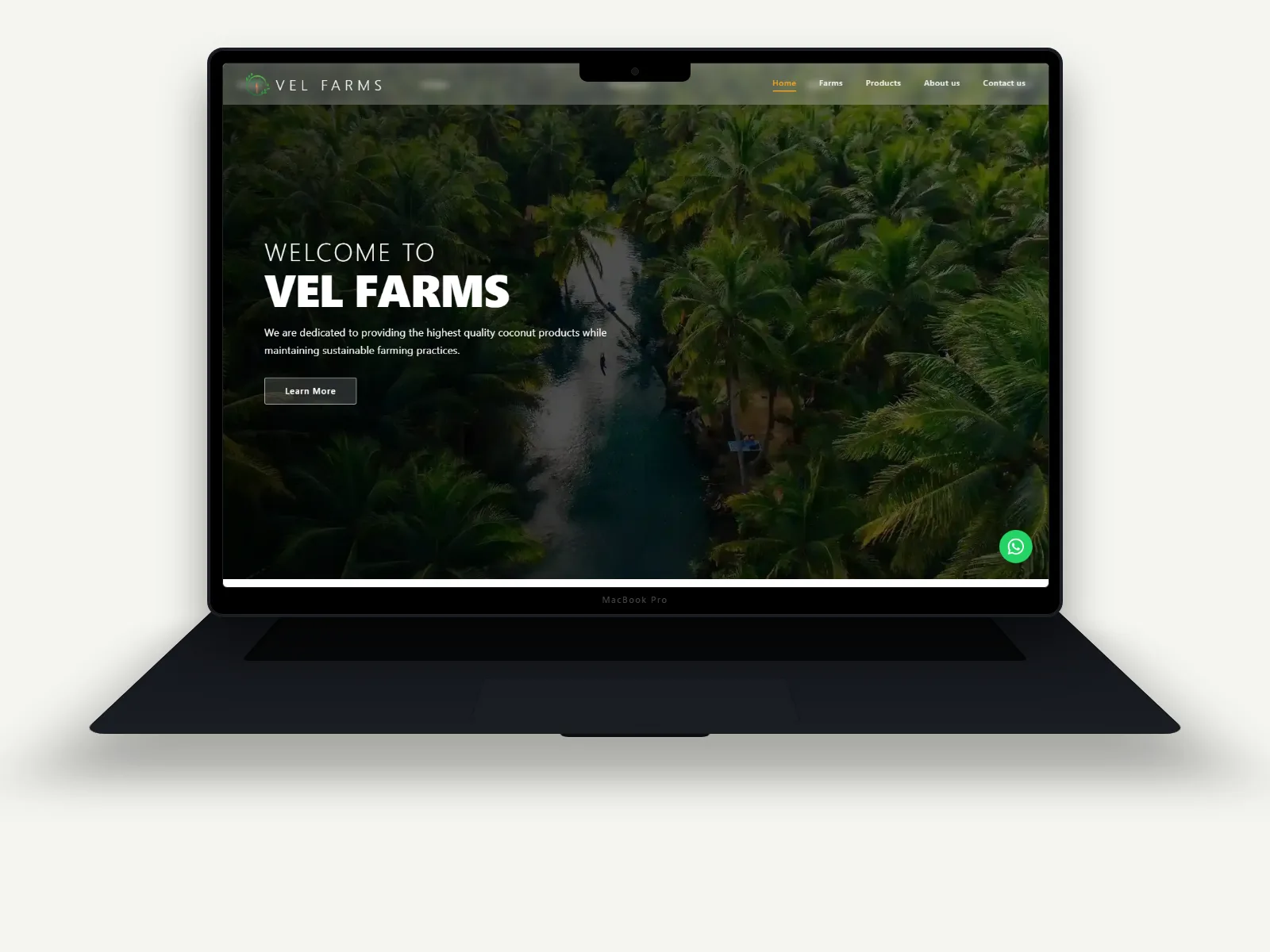 Vel Farms / Tendercoke - Business Website